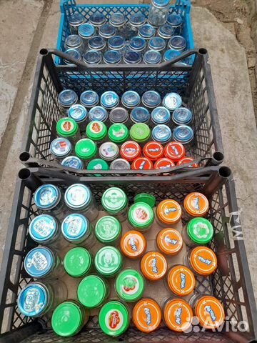 Баночки стеклянные с крышкой