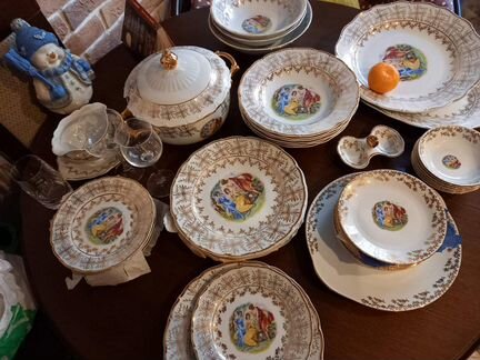 Сервизы столовый Мадонна Bohemia и пирожковый