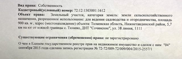 Участок 9 сот. (СНТ, ДНП)