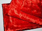 Красный советский плюш,кусочки для творчества