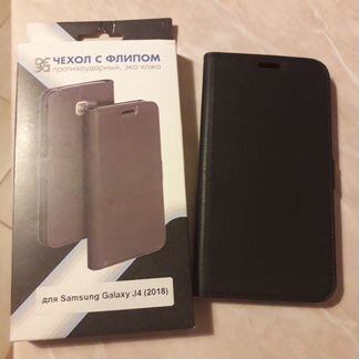 Чехол с флипом для samsung J4