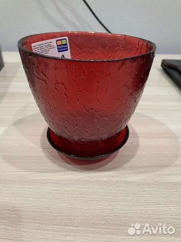 Кашпо для цветов стекло