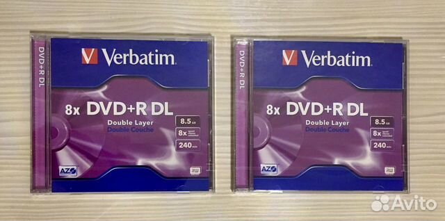 Диск Болванка Verbatim DVD+R DL 8.5GB