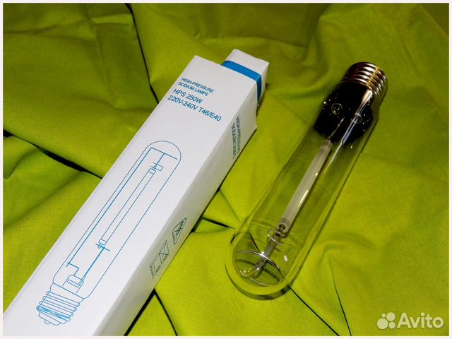 Лампа Днат 250 ватт для растений 2000 Кл