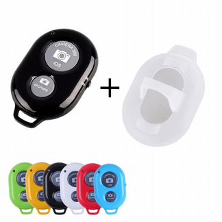 Пульт кнопка для селфи Bluetooth + чехол