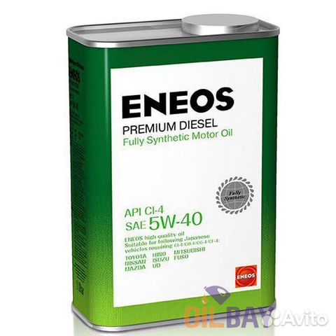 Масло моторное eneos premium diesel CI-4 5W-40 1Л