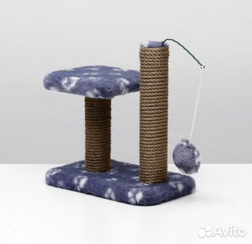 Когтеточка для котят двойная, 30 х 20 х 34 см, джу