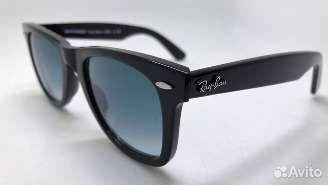 Очки Ray Ban Wayfarer 2140 901/32 серо-голубые