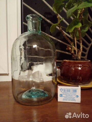 Старинный пузырёк 2/3 фута красивый