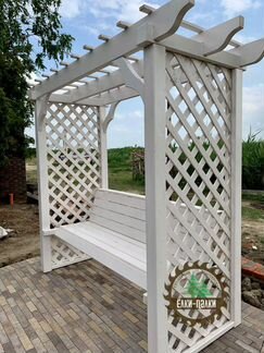 Пергола, Арки, Качели садовые деревянные