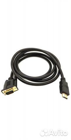 Кабель-переходник hdmi (папа) на VGA (папа) 1.5м