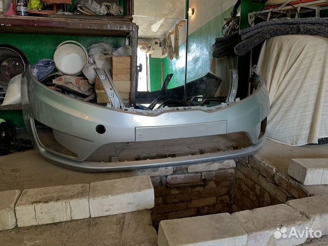 Бампер передний kia rio 3