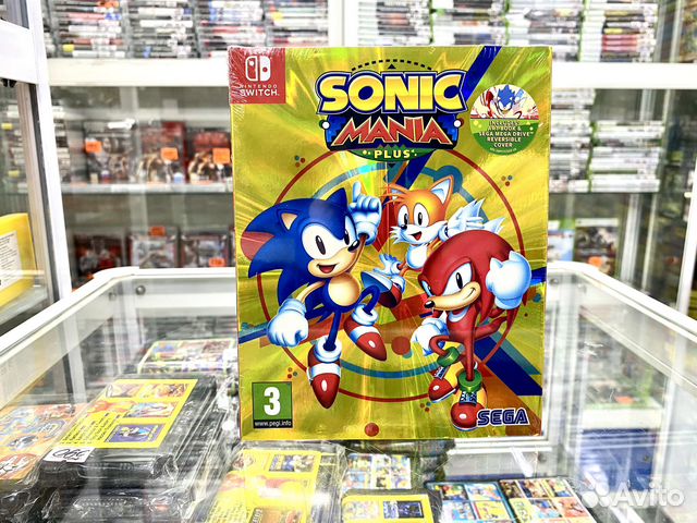 Sonic Mania Plus игра Nintendo Switch Новый