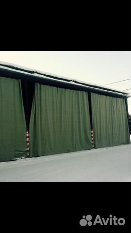 Штора брезентовая