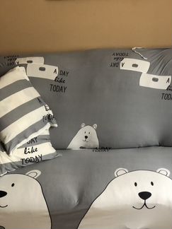 Чехол на диван, кресло и подушки