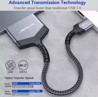 Переходник Jsaux SSD SATA III USB