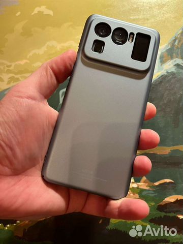 Чехол Xiaomi mi 11 ultra msvii зелёный синий серый