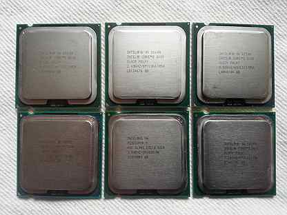 Топовые 4х и 2х ядерные процессоры Intel 775