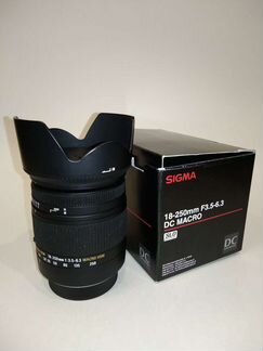 Объектив Sigma AF 18-250mm. f3.5-6.3 DC macro HSM