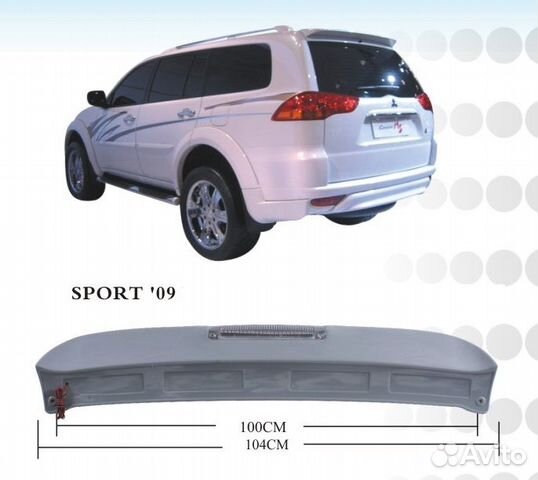 Спойлер Mitsubishi Pajero Sport (2008-13)