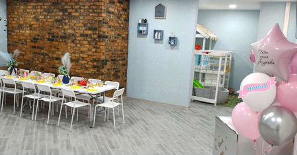 Студия для праздников. Лофт. Зал для мероприятий