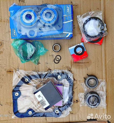 Комплект подшипников и сальников 5 ст МКПП VW Jett