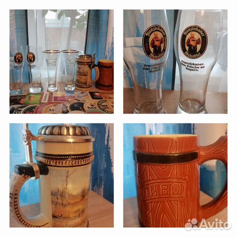 Кружки, стаканы, бокалы (для пива)