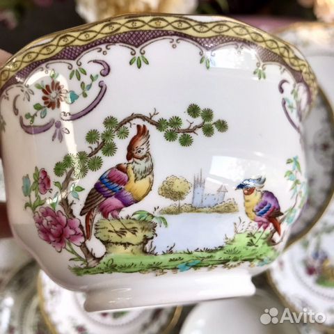 Антикварный сервиз Chelsea Spode Англия