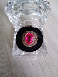 Серебряный перстень с рубином винтаж