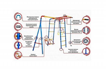 Уличный детский комплекс подберем комплектующие