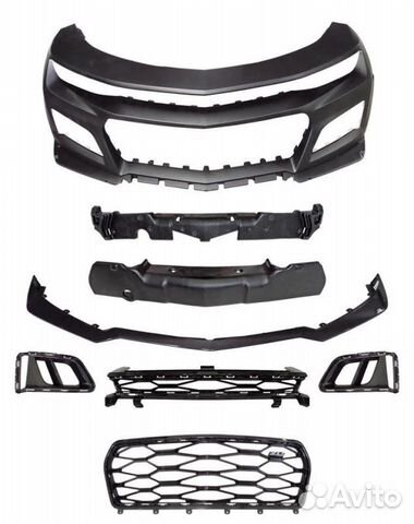Передний бампер стиль ZL1 Chevrolet Camaro 16-18