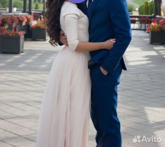 Свадебное платье, платье на никах