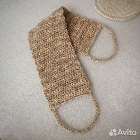 Мочалка натуральная, джут