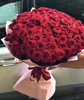 101 Роза красная 80 см