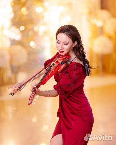 Скрипачка, музыкант, живая музыка, артист