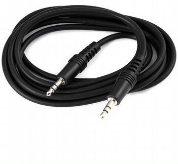 Аудио Кабель 3.5 мм джек-джек 1.2/2/3/5 метров