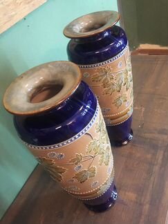 Royal Doulton Вазы 1900 год, пара