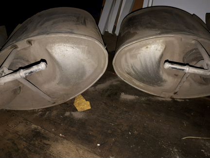 Задняя часть глушителя от BMW X5 E53 3.0 D