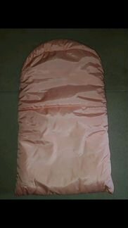 Зимний теплый конверт с овчиной