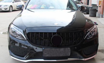 Решетка GT Style черная Mercedes C 205 Coupe