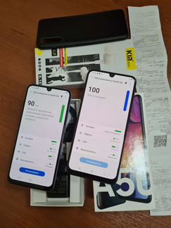 Классные телефоны Samsung A50 64Gb 2шт Оригинал