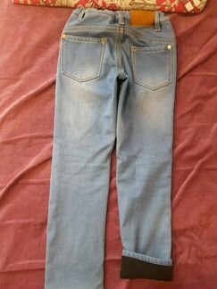 Джинсы утепленные рост. 128
