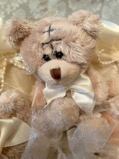 Букет из мишек «Кремовый»