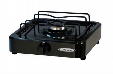 Газовая плитка Мечта-100М черная газовая 1конф