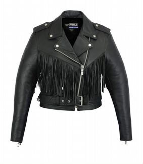 Куртка с бахромой кожаная First L 115 FR