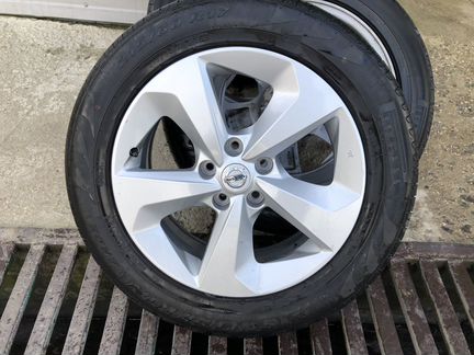 Pirelli scorpion verde 215/60 r17 + диски Nissan о