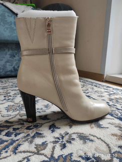 Сапоги зимние на свадьбу натуральная кожа