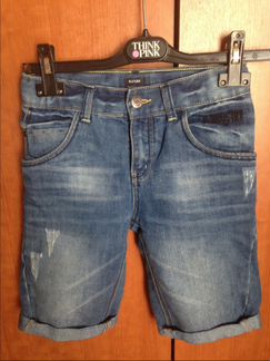 Шорты джинсовые на 140см