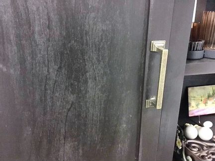 Чёрная тумба под тв дерево