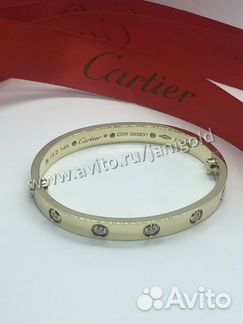 Золотой браслет с бриллиантами Картье Лов